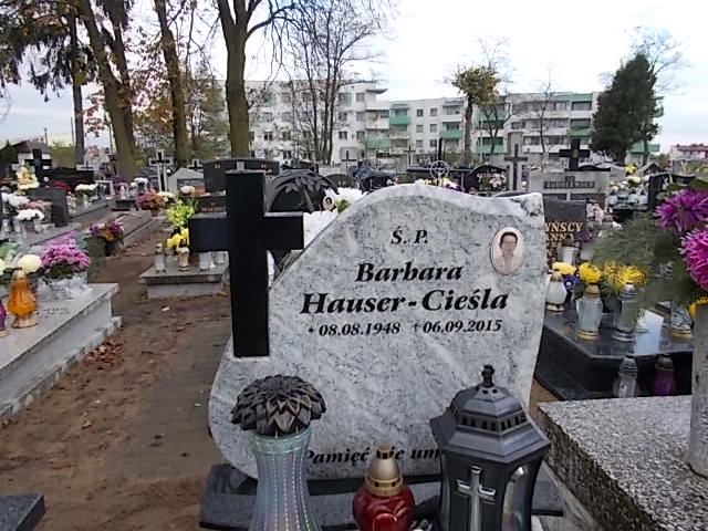 Barbara Hauser Cieśla 1948 Bydgoszcz - Stary Fordon - Grobonet - Wyszukiwarka osób pochowanych