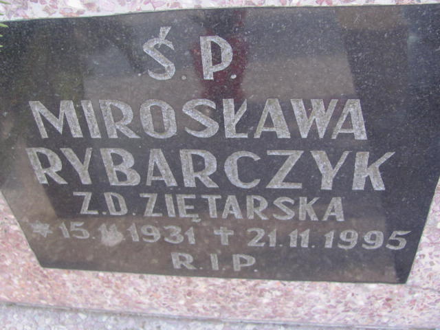 Mirosława Rybarczyk 1931 Bydgoszcz - Stary Fordon - Grobonet - Wyszukiwarka osób pochowanych