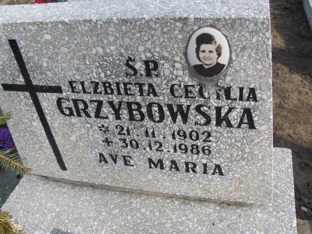 Elżbieta Cecylia Grzybowska 1902 Bydgoszcz - Stary Fordon - Grobonet - Wyszukiwarka osób pochowanych