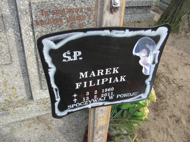 Marek Filipiak 1960 Bydgoszcz - Stary Fordon - Grobonet - Wyszukiwarka osób pochowanych