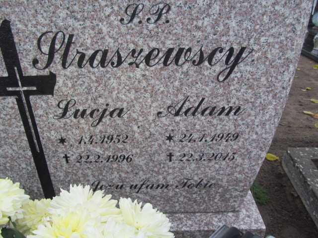 Łucja Straszewska 1952 Bydgoszcz - Stary Fordon - Grobonet - Wyszukiwarka osób pochowanych