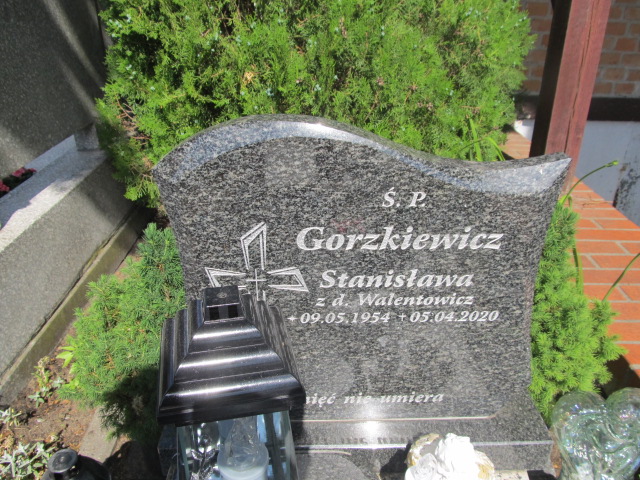 Stanisława Gorzkiewicz 1954 Bydgoszcz - Stary Fordon - Grobonet - Wyszukiwarka osób pochowanych