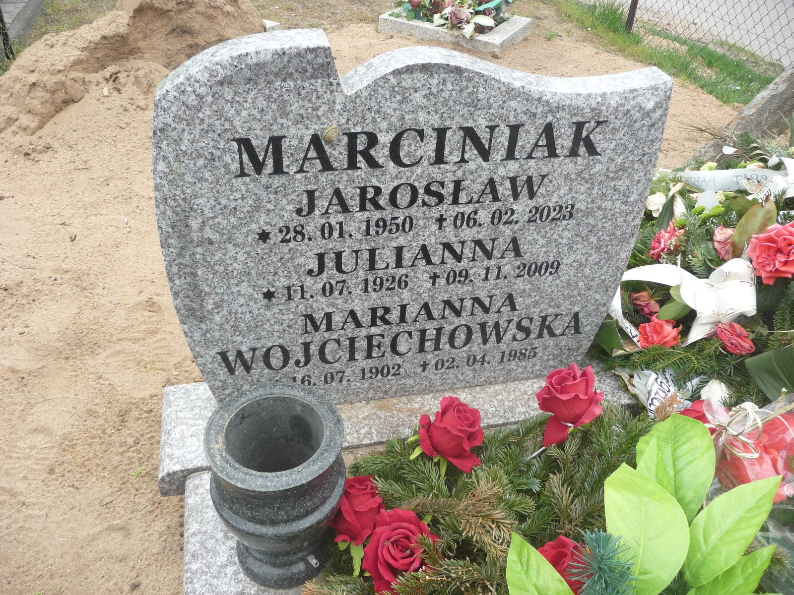 Jarosław Marciniak 1950 Bydgoszcz - Stary Fordon - Grobonet - Wyszukiwarka osób pochowanych