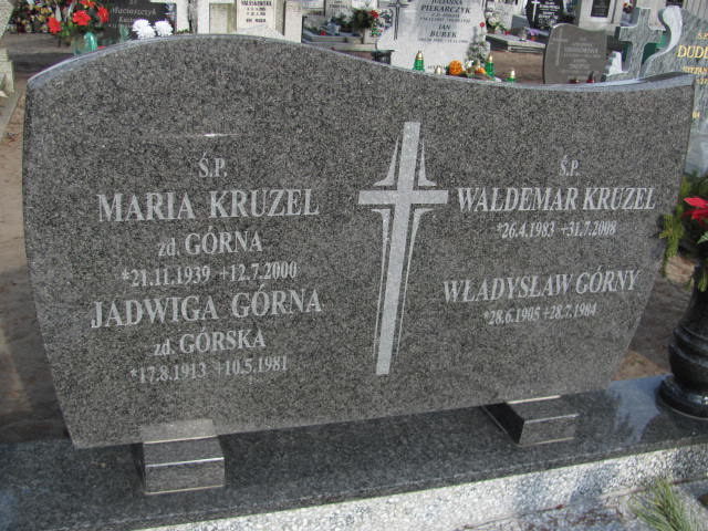 Maria Kruzel 1939 Bydgoszcz - Stary Fordon - Grobonet - Wyszukiwarka osób pochowanych